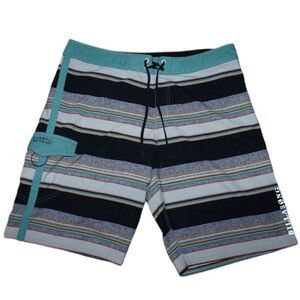 Billabong PX3 Platinum Men's Striped Swim Shorts, Size 36